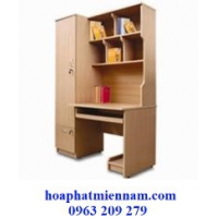 Bàn học sinh liền tủ BK406